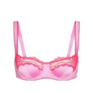 SKIMS x Lana Del Rey Valentines Stretch Satin unlined balconette bra NEON ORCHID